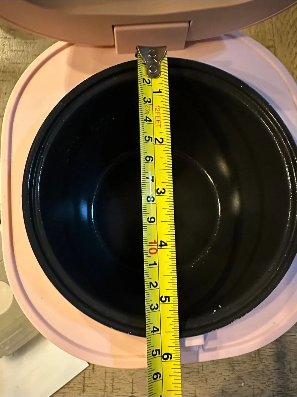 Pink Multi-Function Rice Cooker with Digital Controls